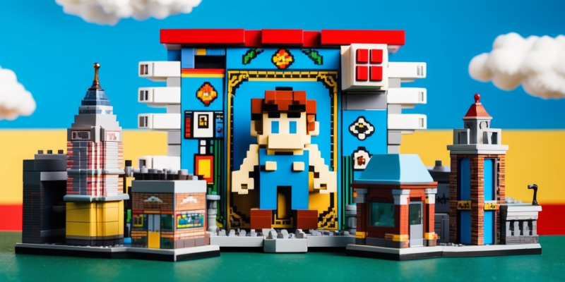 Retro Reimagined: Celebrating the 16-Bit Icon in a Building Set Tribute
